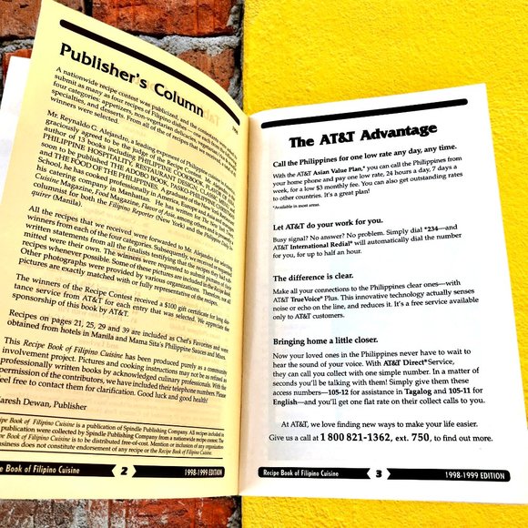 FILIPINO CUISINE Cookbook Recipe Book 1998 by AT&T - Picture 6 of 12